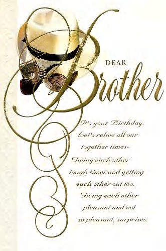 Birthday Card for Brother