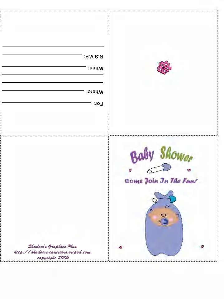 Baby Shower for Boy Invitation